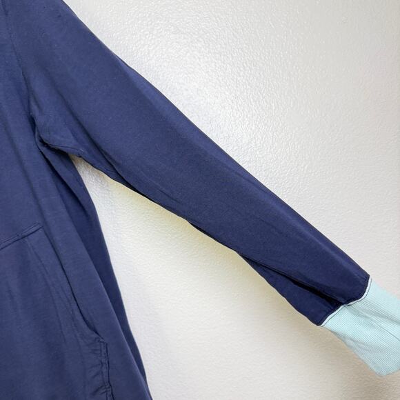 Jambys House Hoodie XS Blue Pullover Soft Cozy Lounge Comfort Drawstring * - Picture 3 of 10